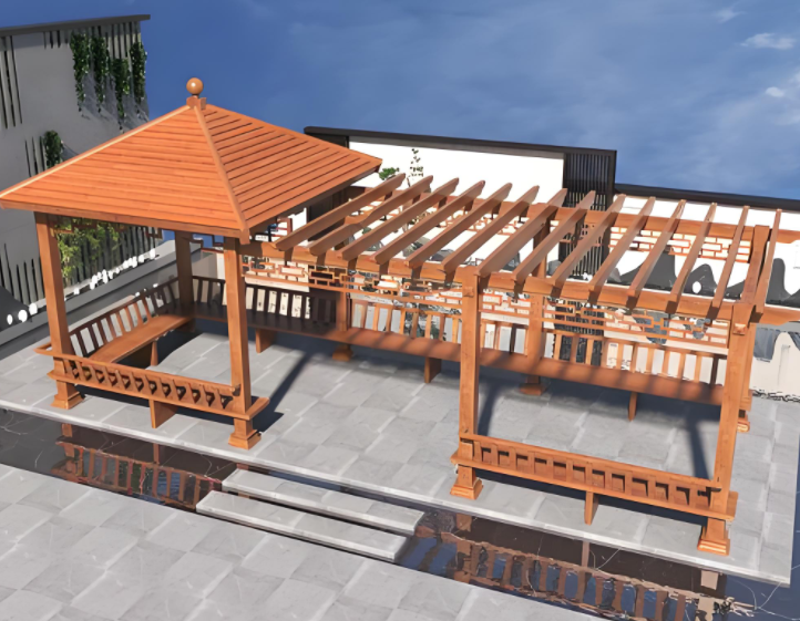 静安区凉亭葡萄架制作